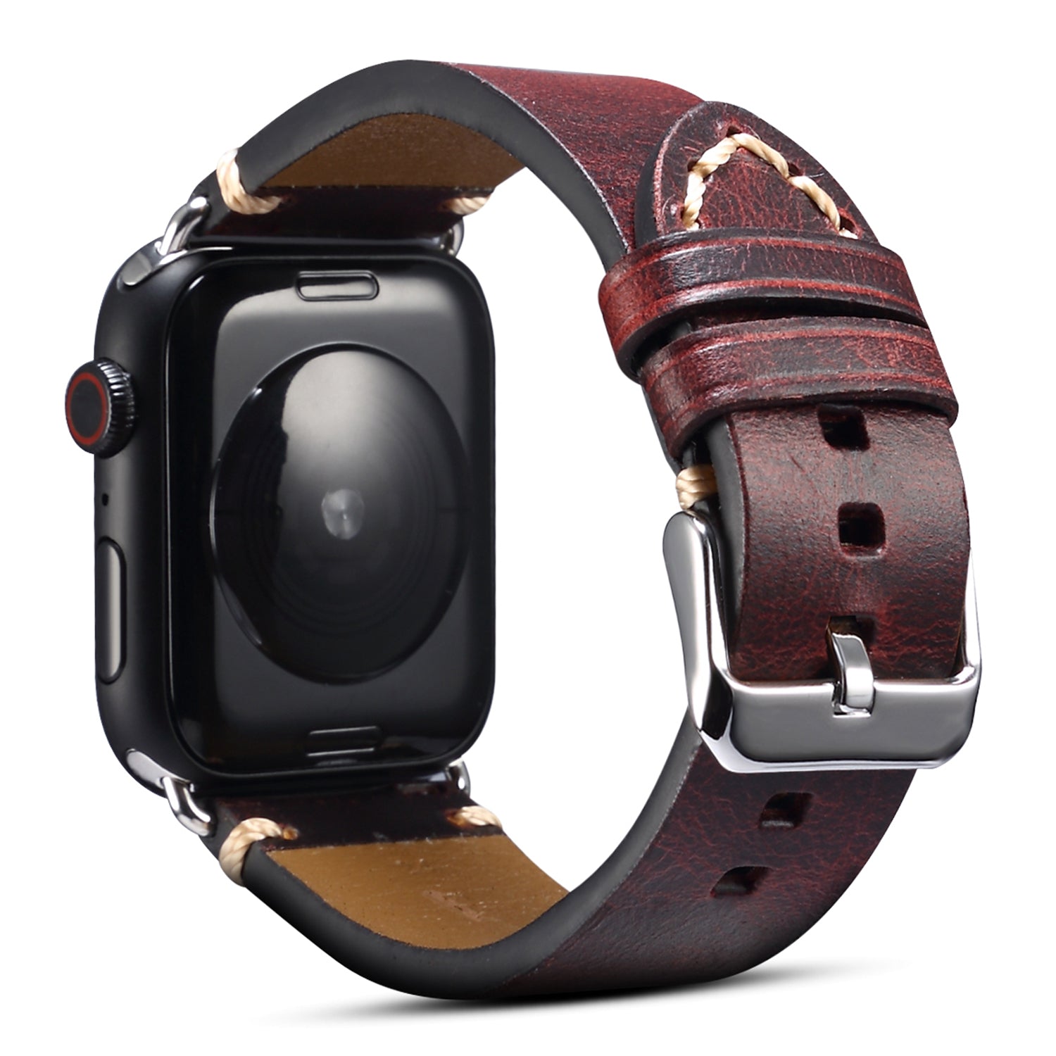 For Apple Watch Series 8 7 41mm Series 6 5 4 SE SE (2022) 40mm Series 3 2 1 38mm DOL Cowhide Leather Watch Band Adjustable Pin Buckle Replacement Wrist Strap For Apple Watch Series 8 7 41mm Series 6 5 4 SE SE (2022) 40mm Series 3 2 1 38mm DOL Cowhide Leather Watch Band Adjustable Pin Buckle Replacement Wrist Strap